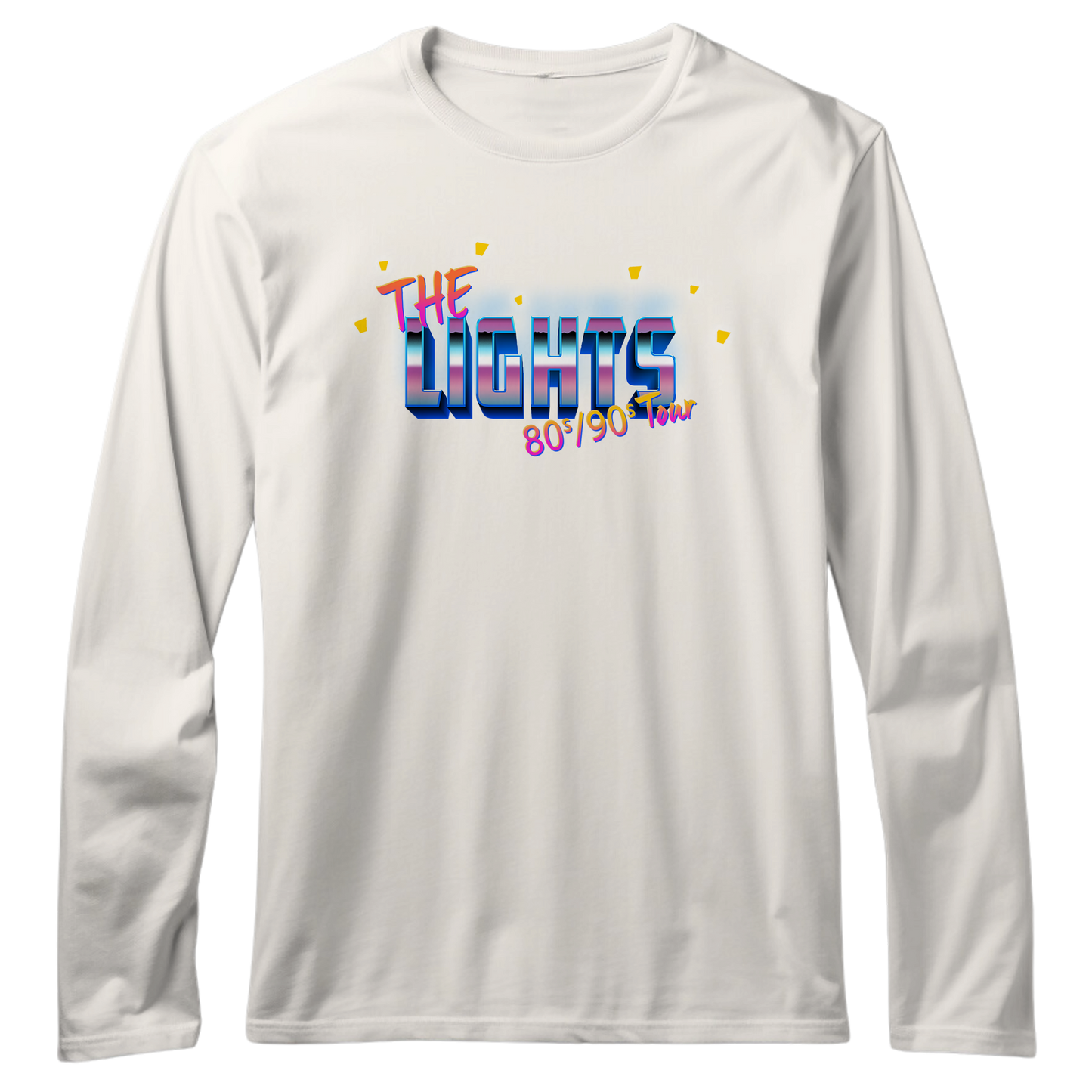 Lights 80s-90s Tour Sweater - White