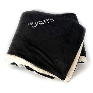 The Lights Plush Blanket - Black